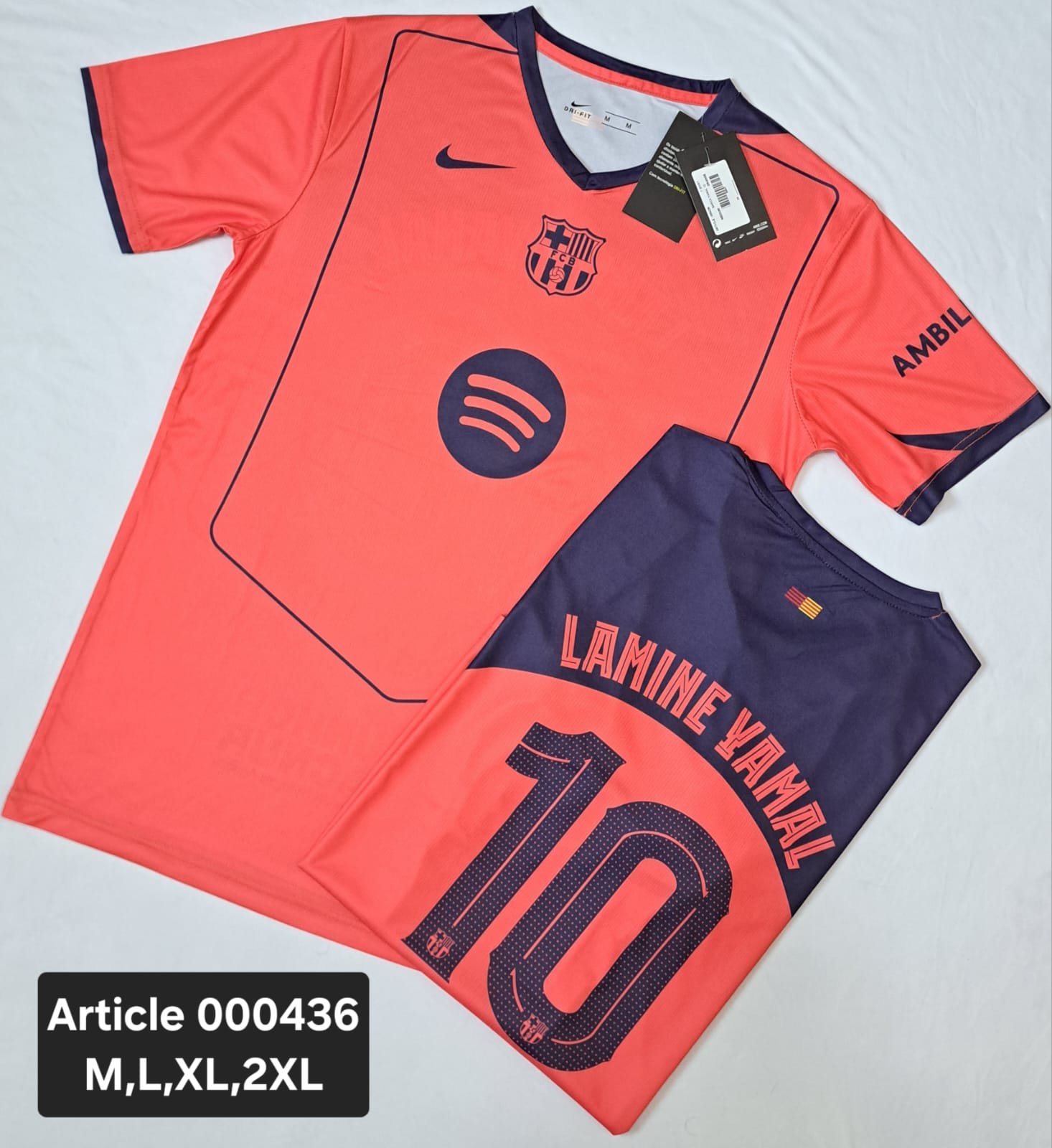 BARCELONA ORANGE YAMAL 10 000436 BCN