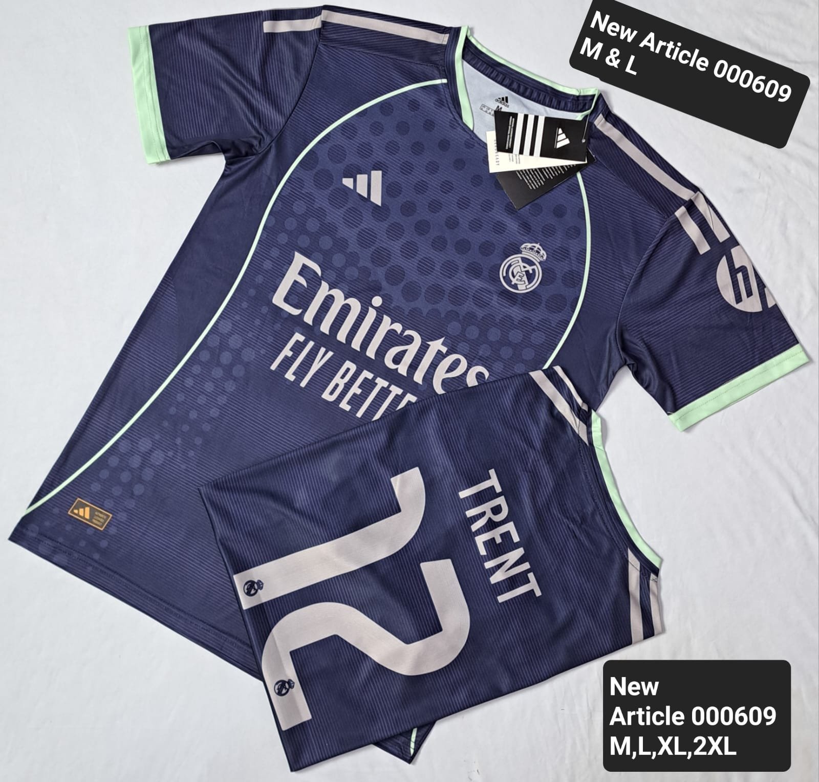 REAL MADRID TRENT 12 NAVY 000609 RMCF