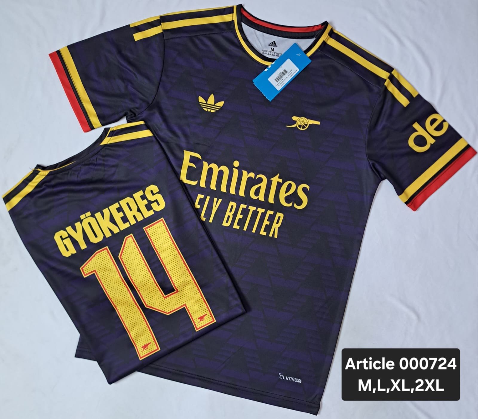 ARSENAL 26/27 GYO KEPPERS 14 BLACK 000724