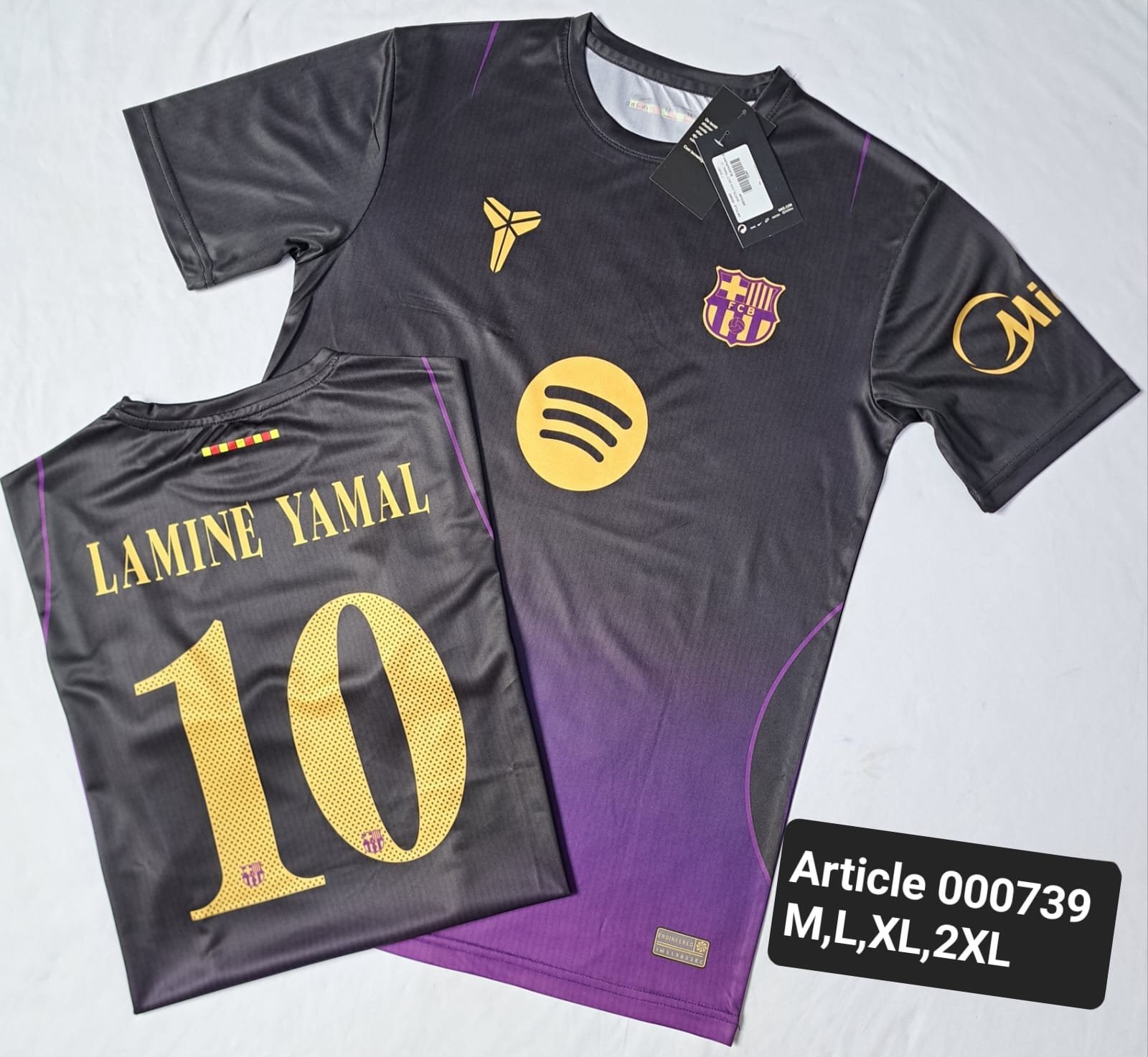 BARCELONA 26/27 YAMAL 10 BLACK/PURPLE 000739