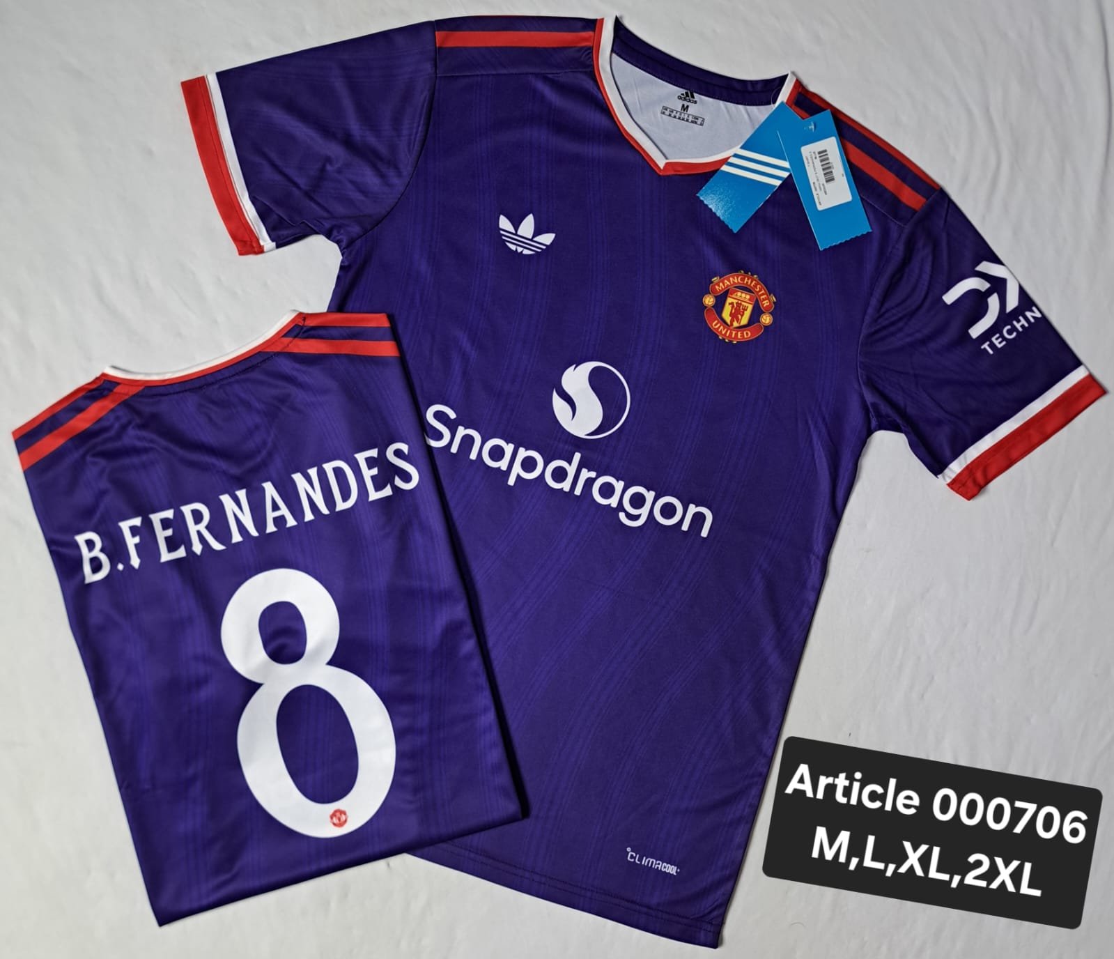 MANCHISTER UNITED 26/27 B. FERNANDES 8 BLUE 000706