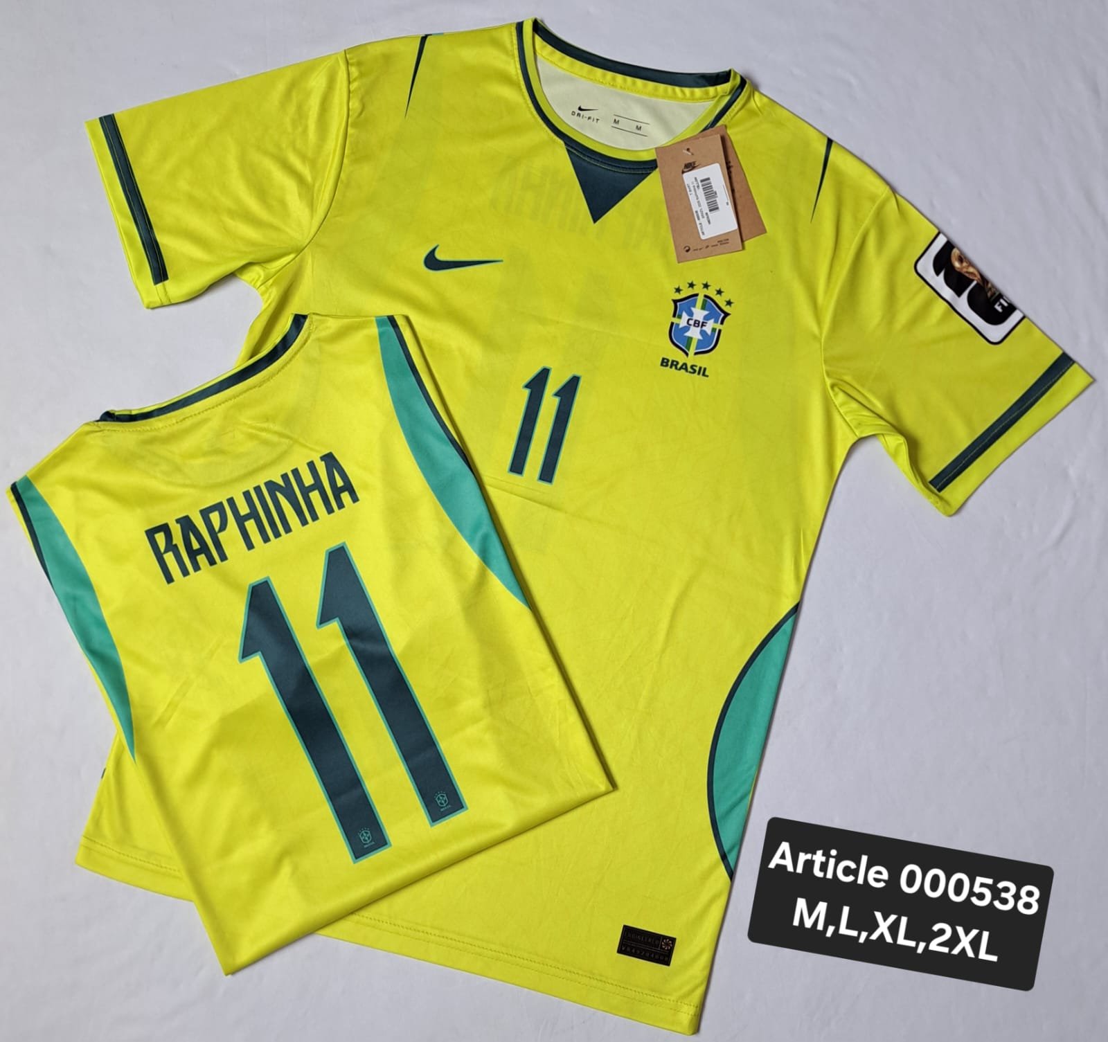 BRAZIL 2026 RAPHINHA 11 YELLOW  000538