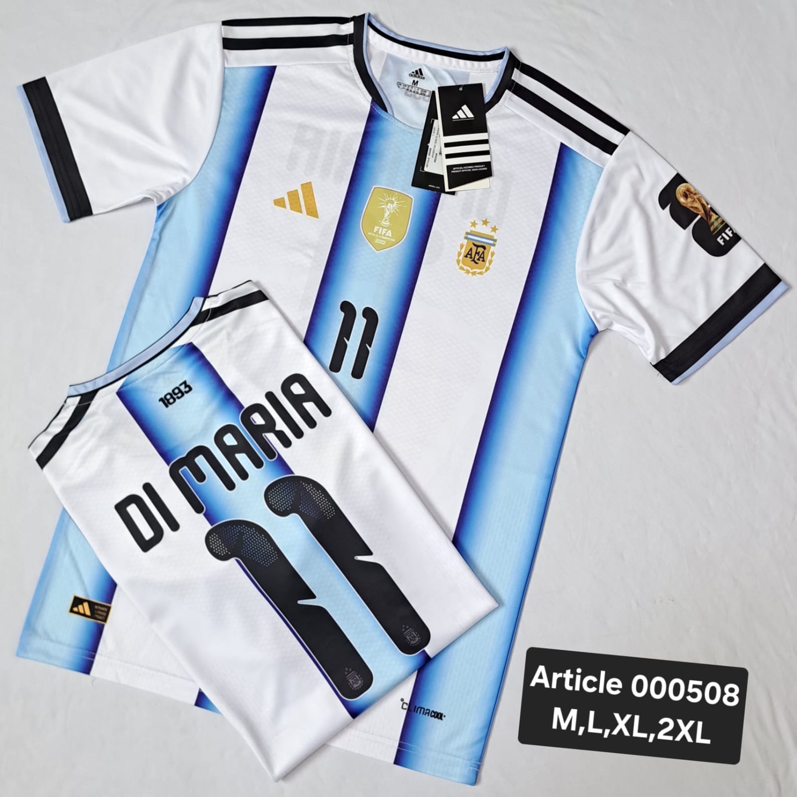 ARGENTINA 2026 DI MARIA 11 WHITE/BLUE 000508