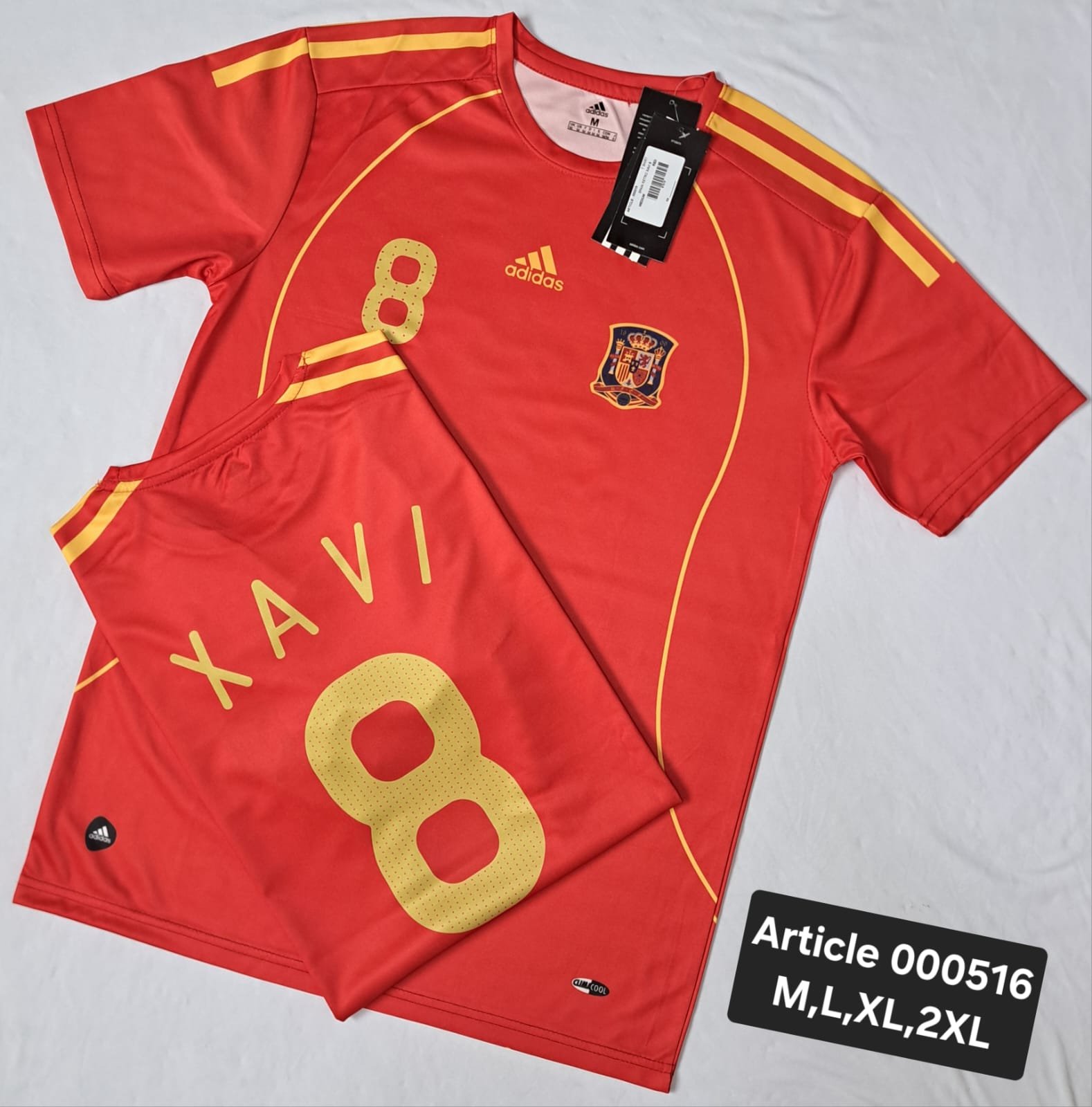 SPAIN RETRO XAVI8 RED 000516