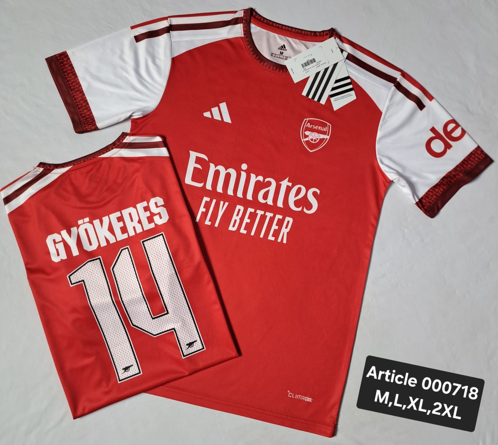 ARSENAL 26/27 GYOKERES 14 RED 000718