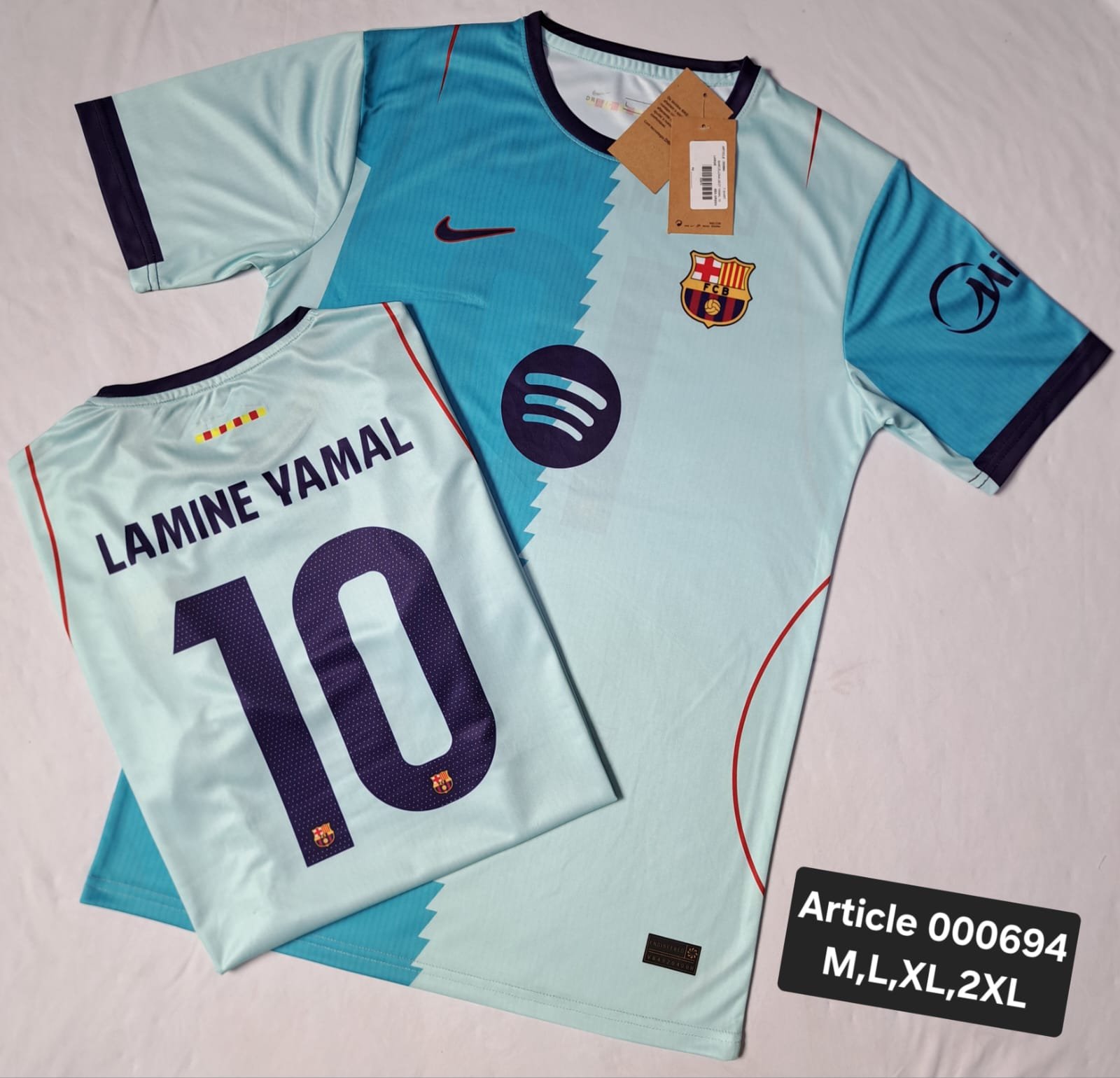 BARCELONA 26/27 YAMAL 10 SEA GREEN 000694