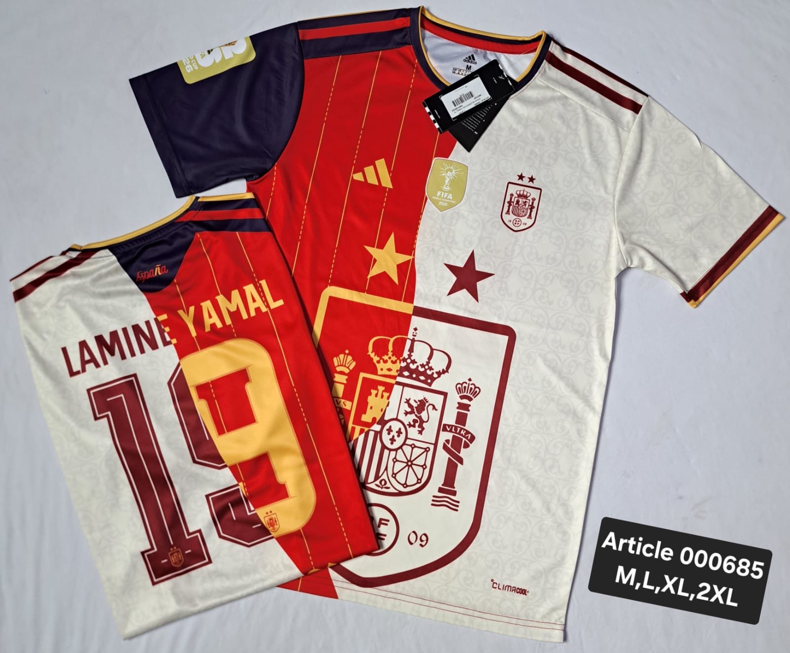 SPAIN CELEBRATION YAMAL 19 RED/CREAM 000685