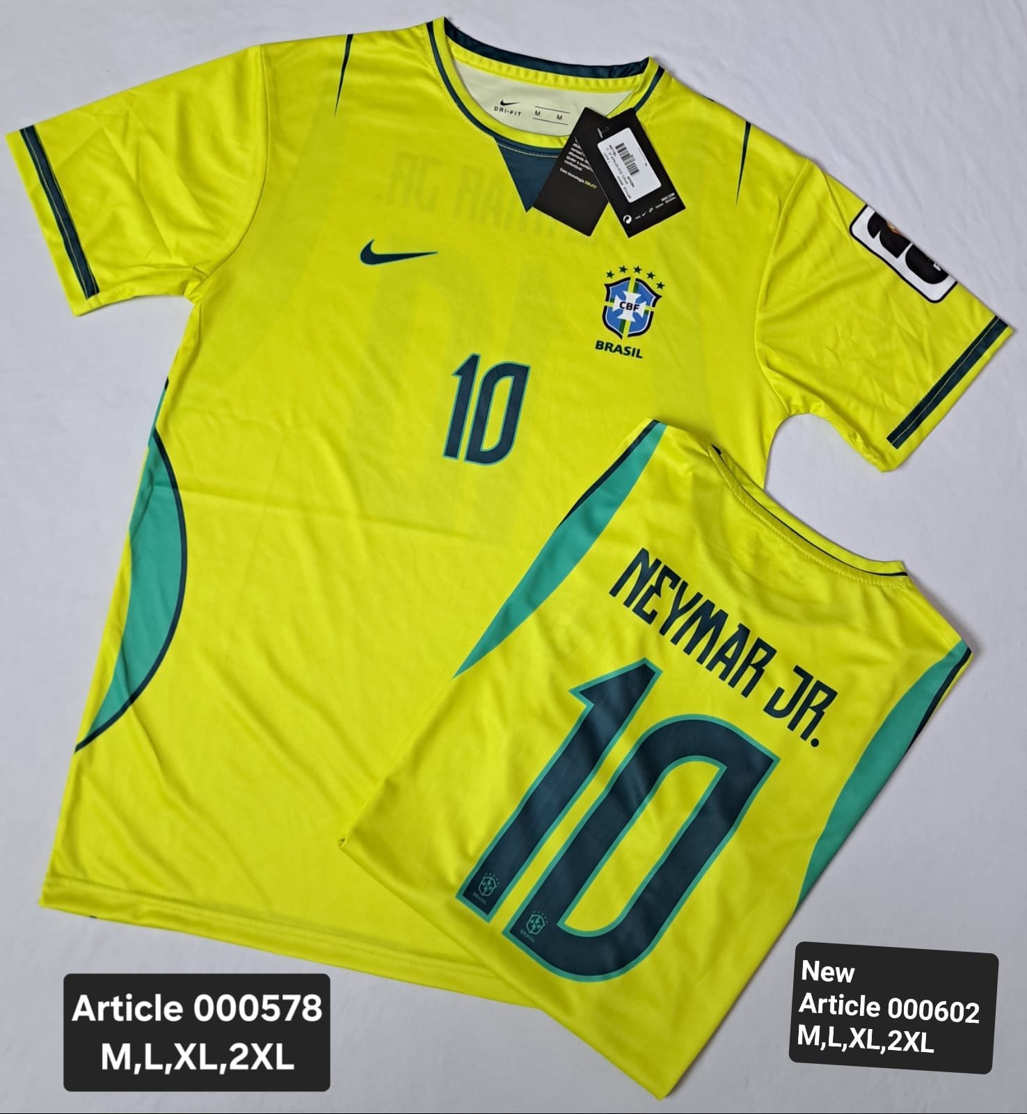 BRAZIL 2026 NEYMAR JR. 10 YELLOW 000578