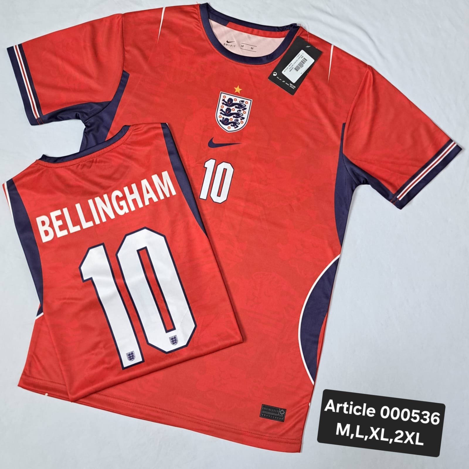 ENGLAND 2026 BELLINGHAM 10 RED  000536
