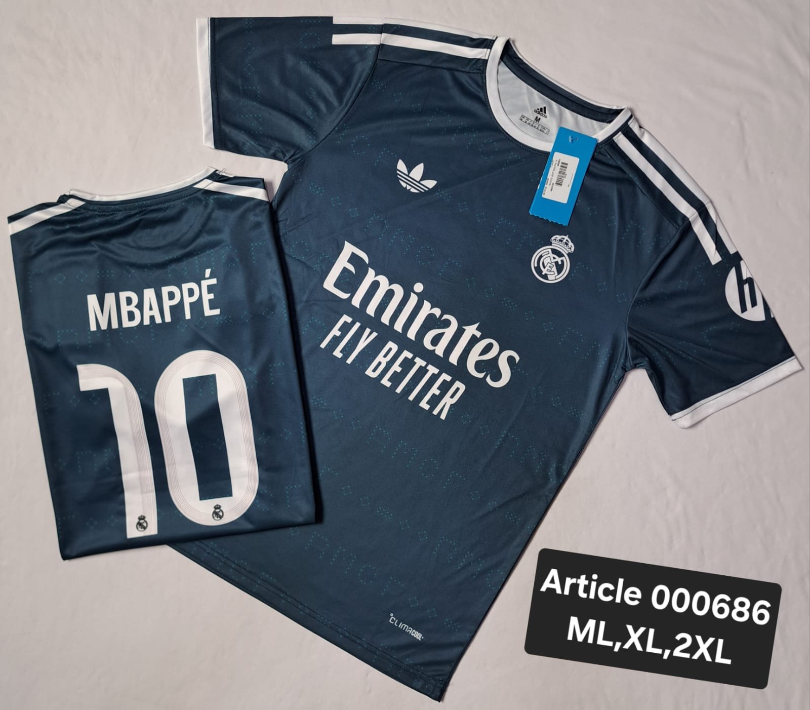 REAL MADRID 26/27 MBAPPE 10 GREEN 000686
