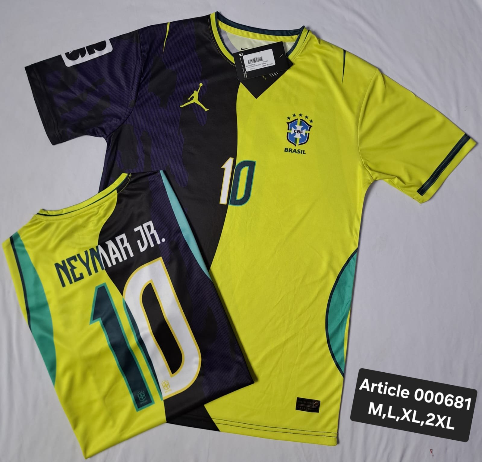 BRAZIL 2026 NEYMAR JR 10 YELLOW/PURPLE 000681