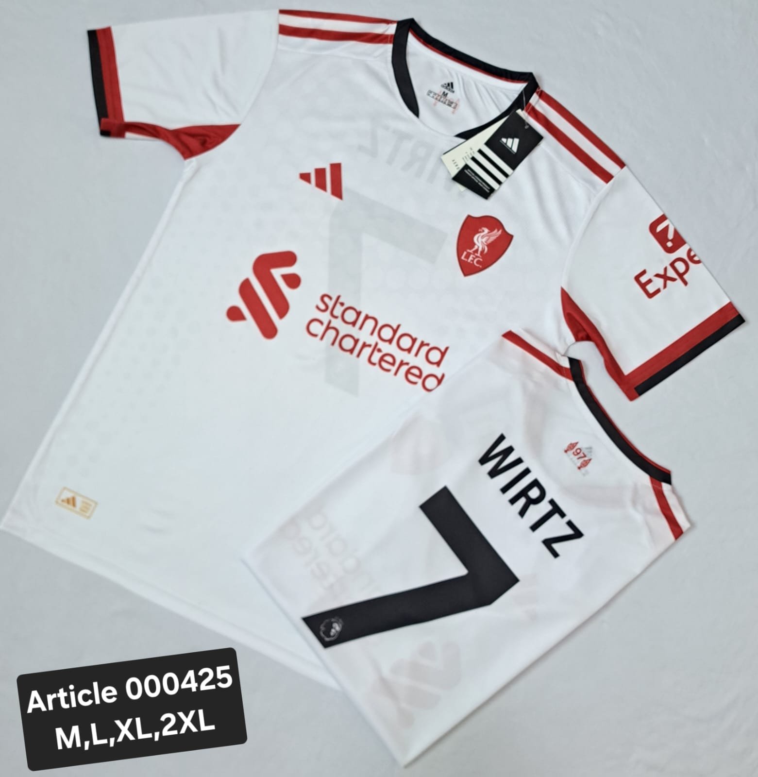 LIVERPOOL WIRTZ 7 WHITE  000425