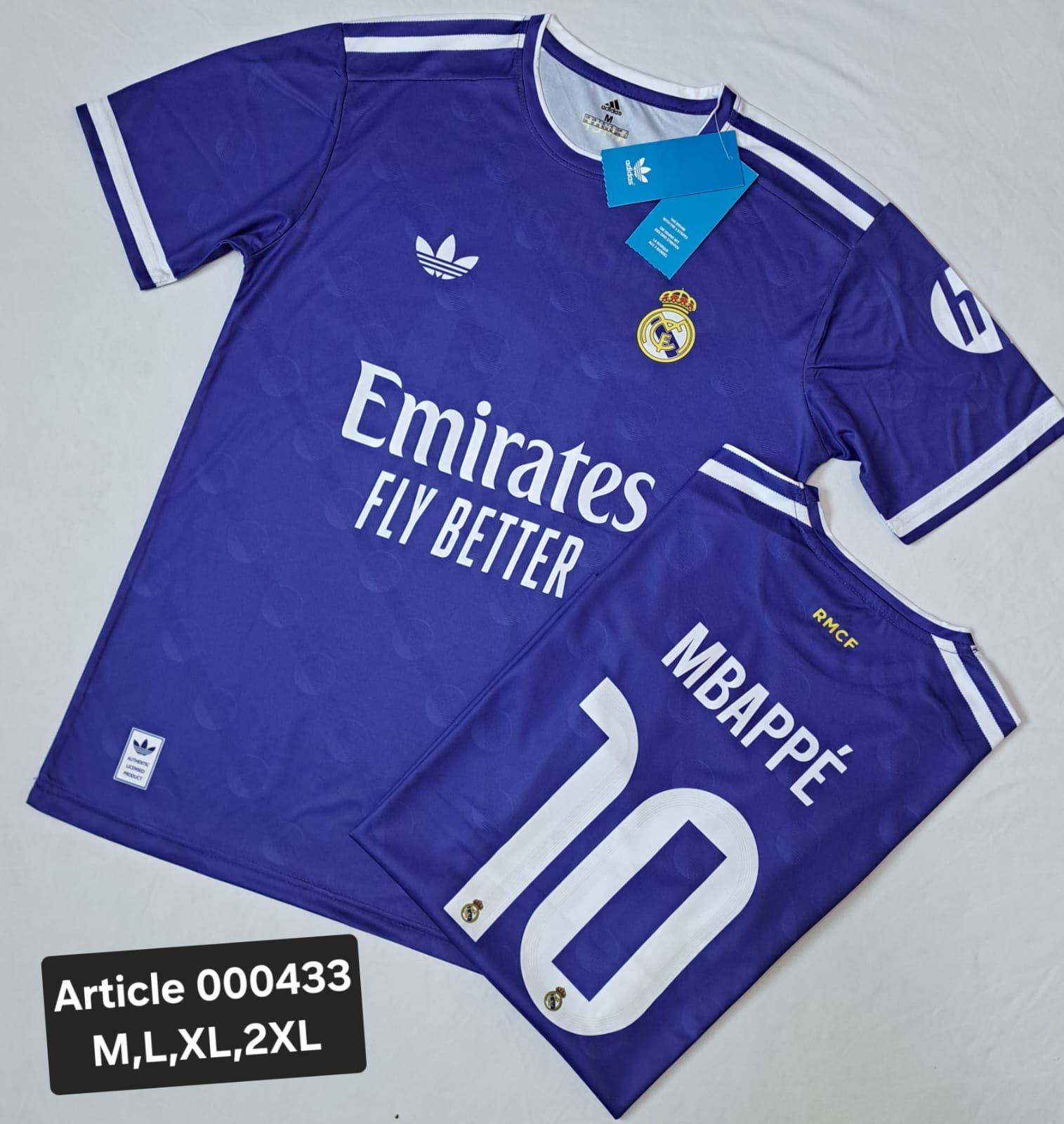 REAL MADRID MBAPPE 10 BLUE 000433