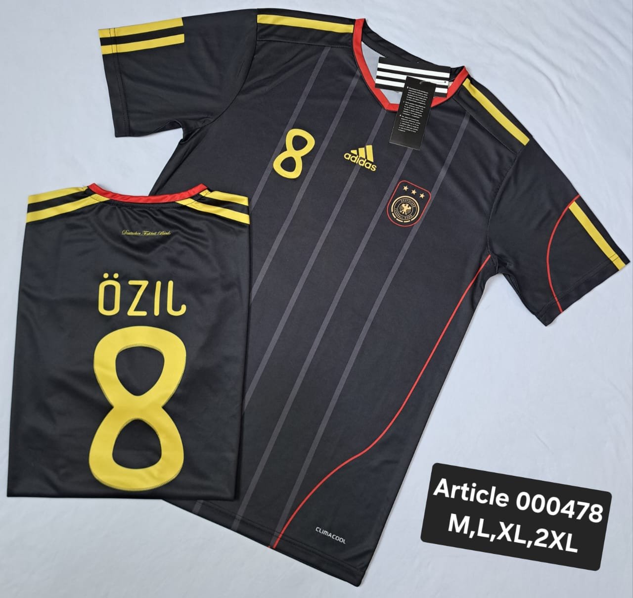 GERMANY RETRO OZIL 8 BLACK  000478