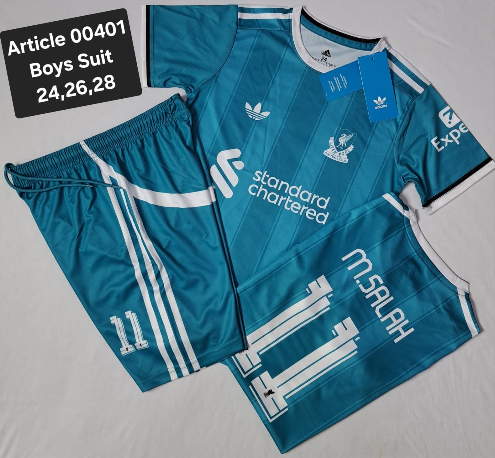LIVERPOOL M SALAH 11 SEA/GREEN  00401