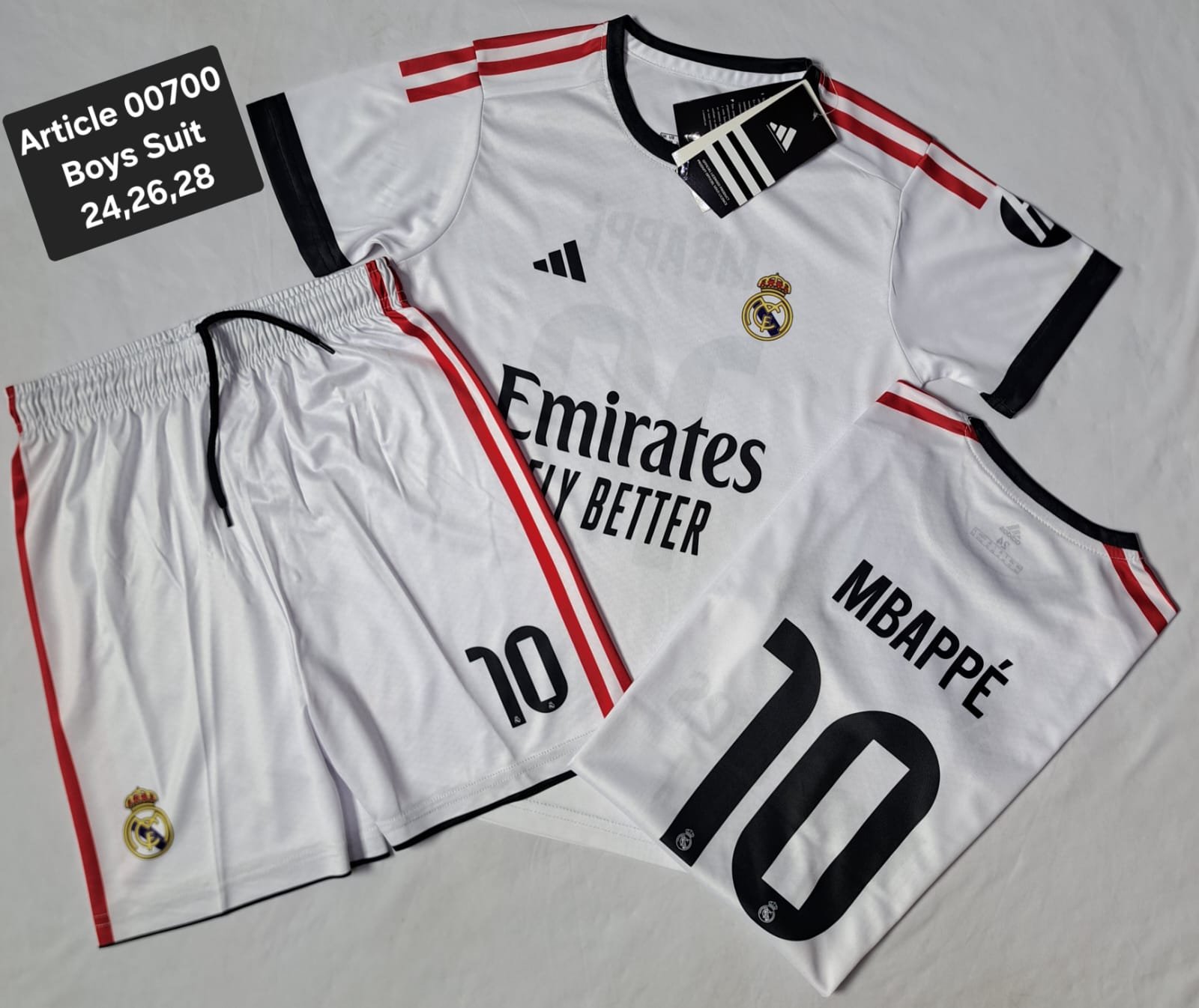 REAL MADRID 26/27 MBAPPE 10 WHITE 00700