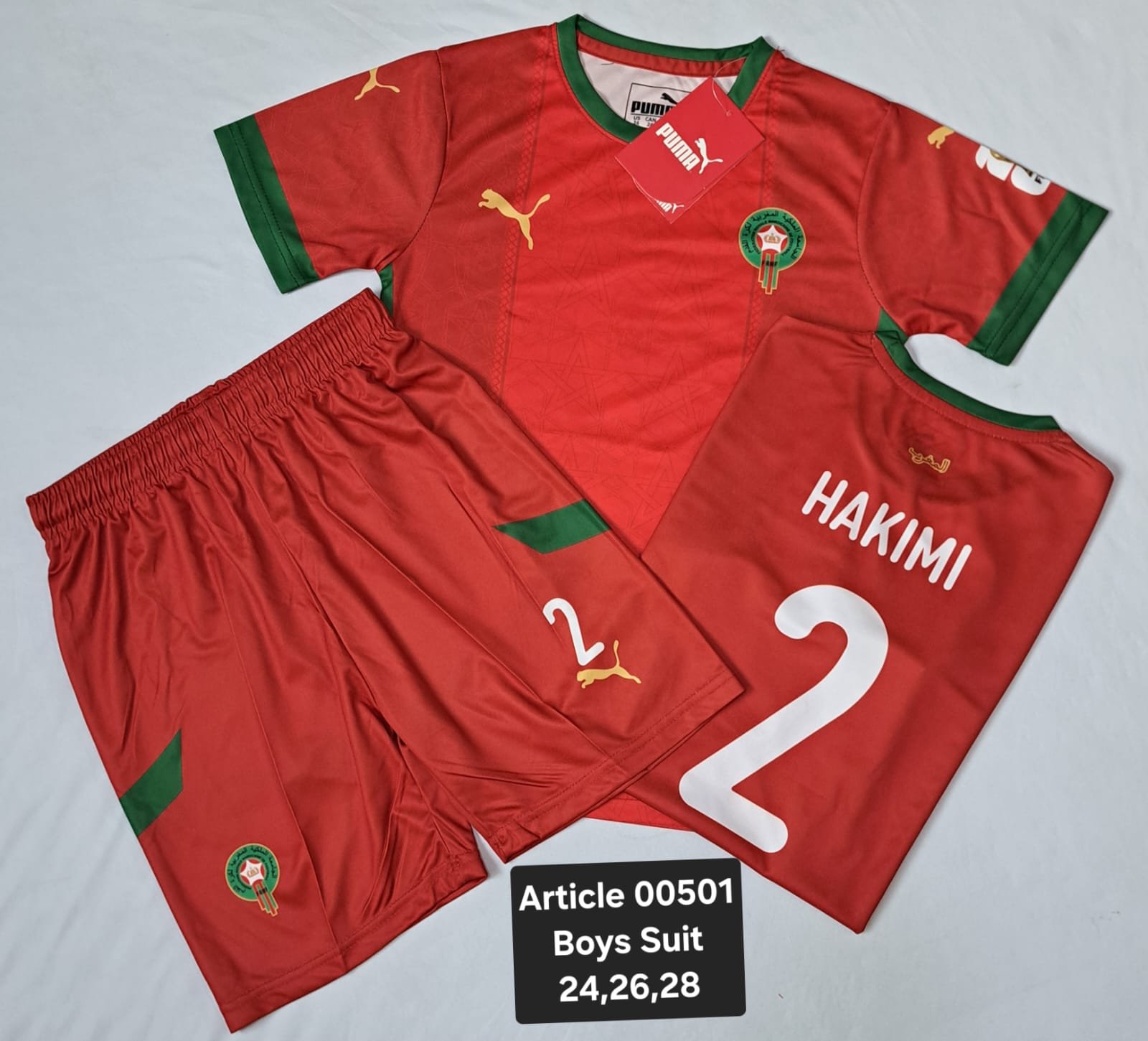 MOROCCO 2026 HAKIMI 2 RED  00501