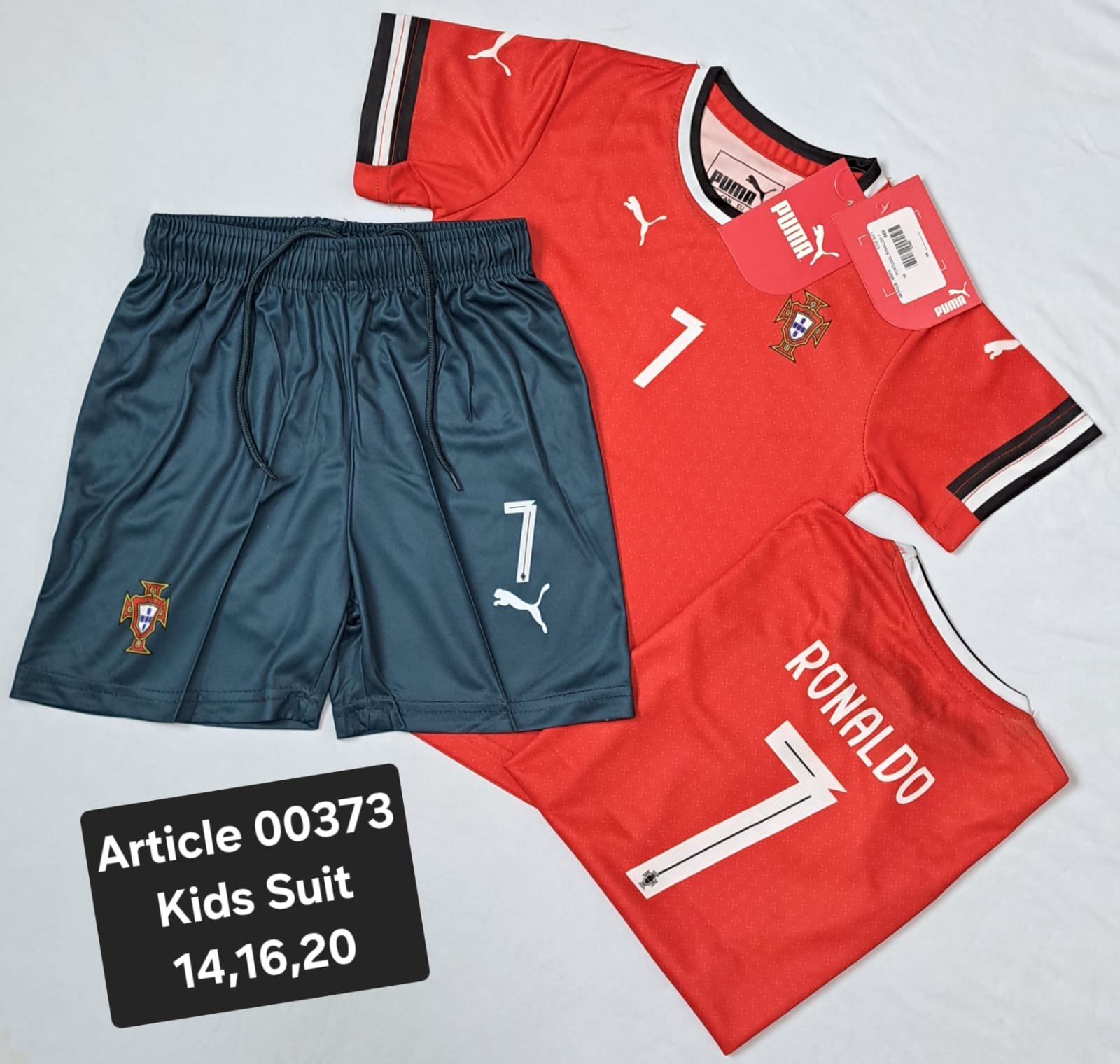PORTUGAL RONALDO 7 RED 00373