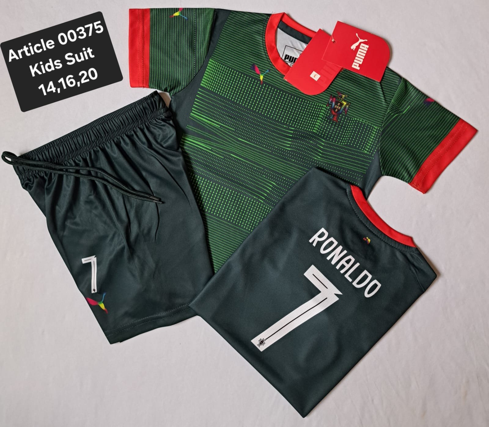PORTGAL GREEN RONALDO 7 00375