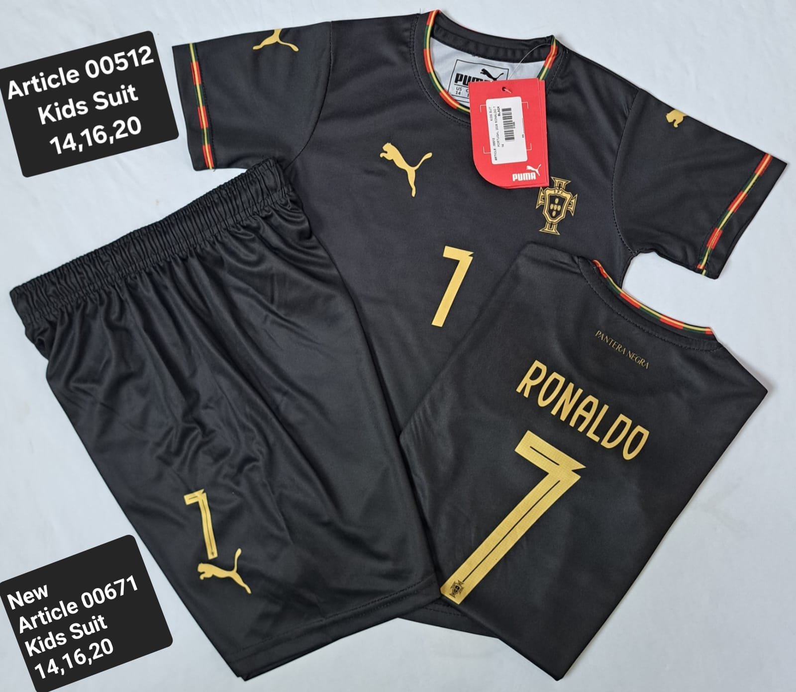 PORTUGAL 2026 RONALDO 7 BLACK 00671