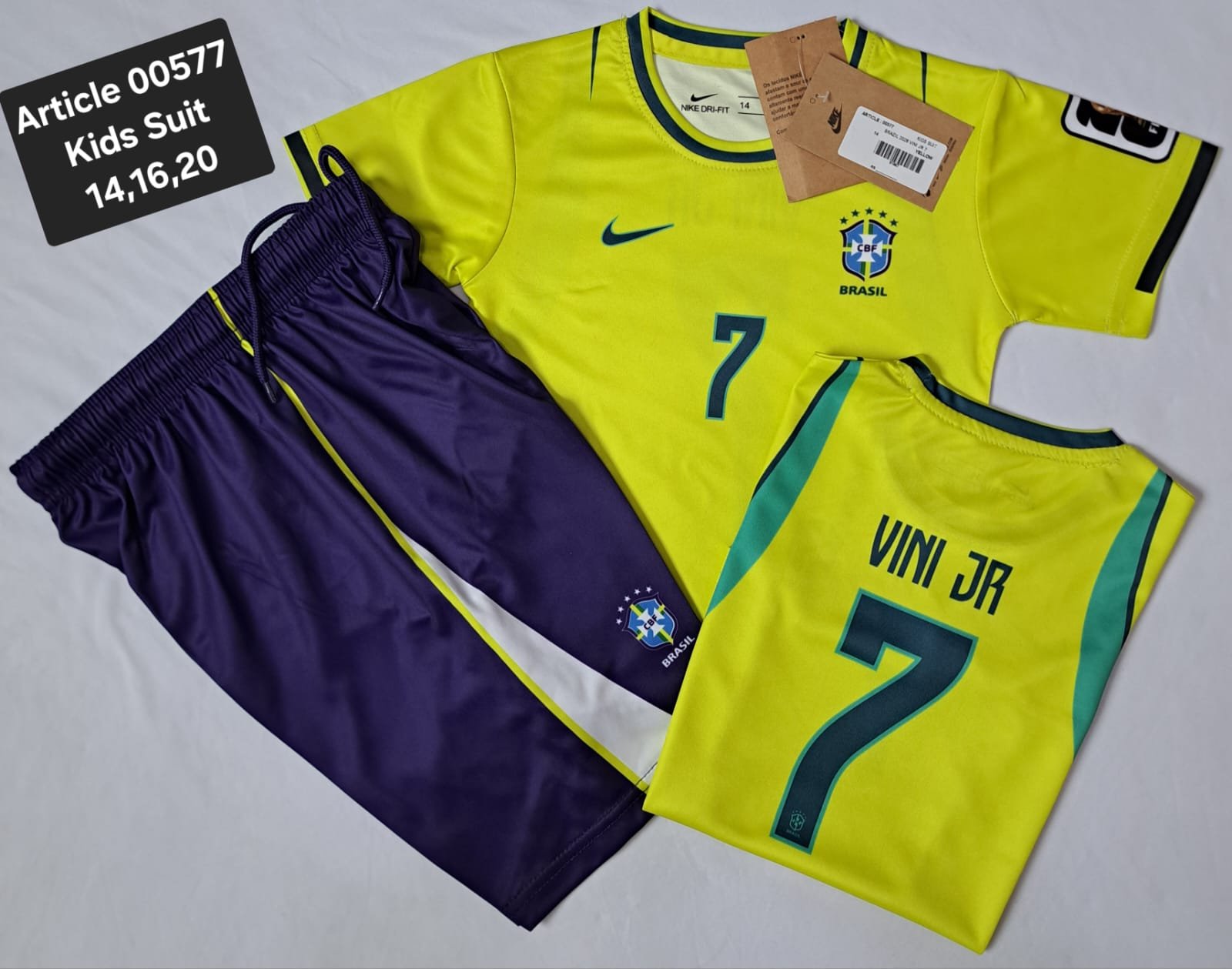 BRAZIL 2026 VINI JR 7 YELLOW  00577