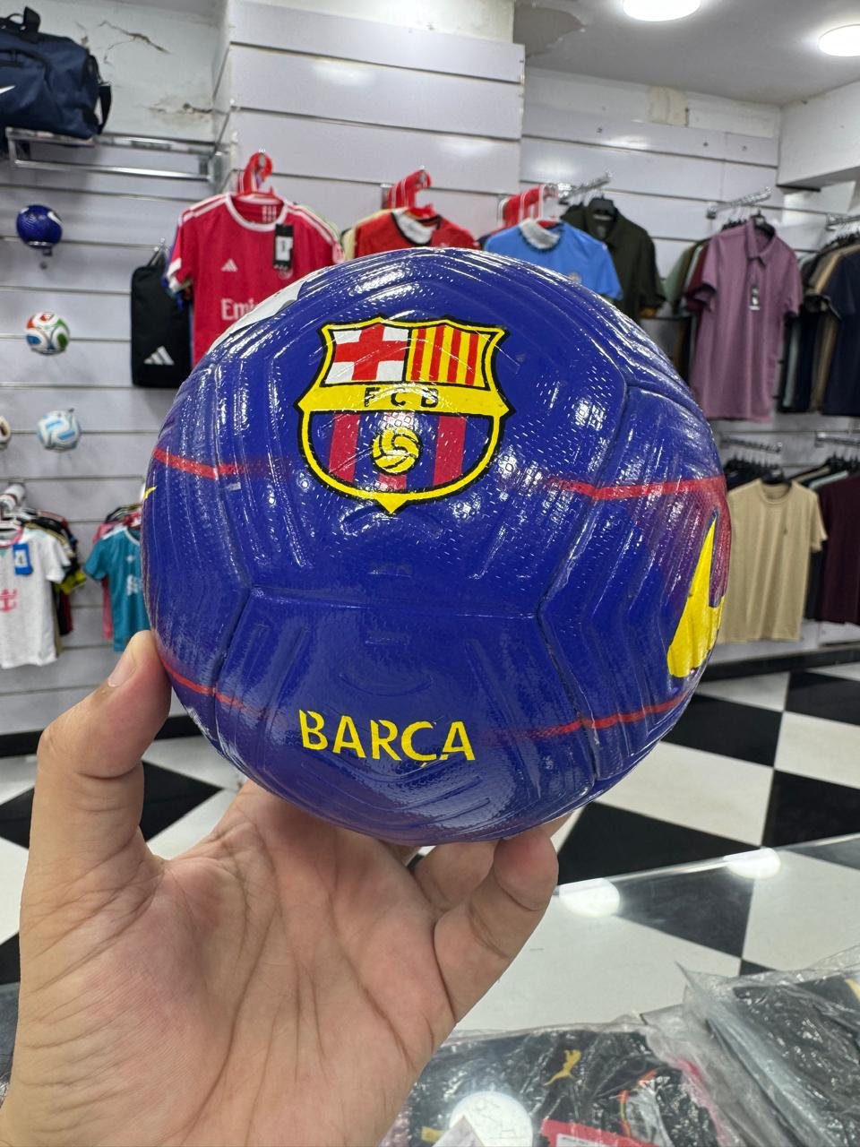 Nike FC Barcelona Mini Ball Size: 2 Best For Birthday Gift & Decoration image 4