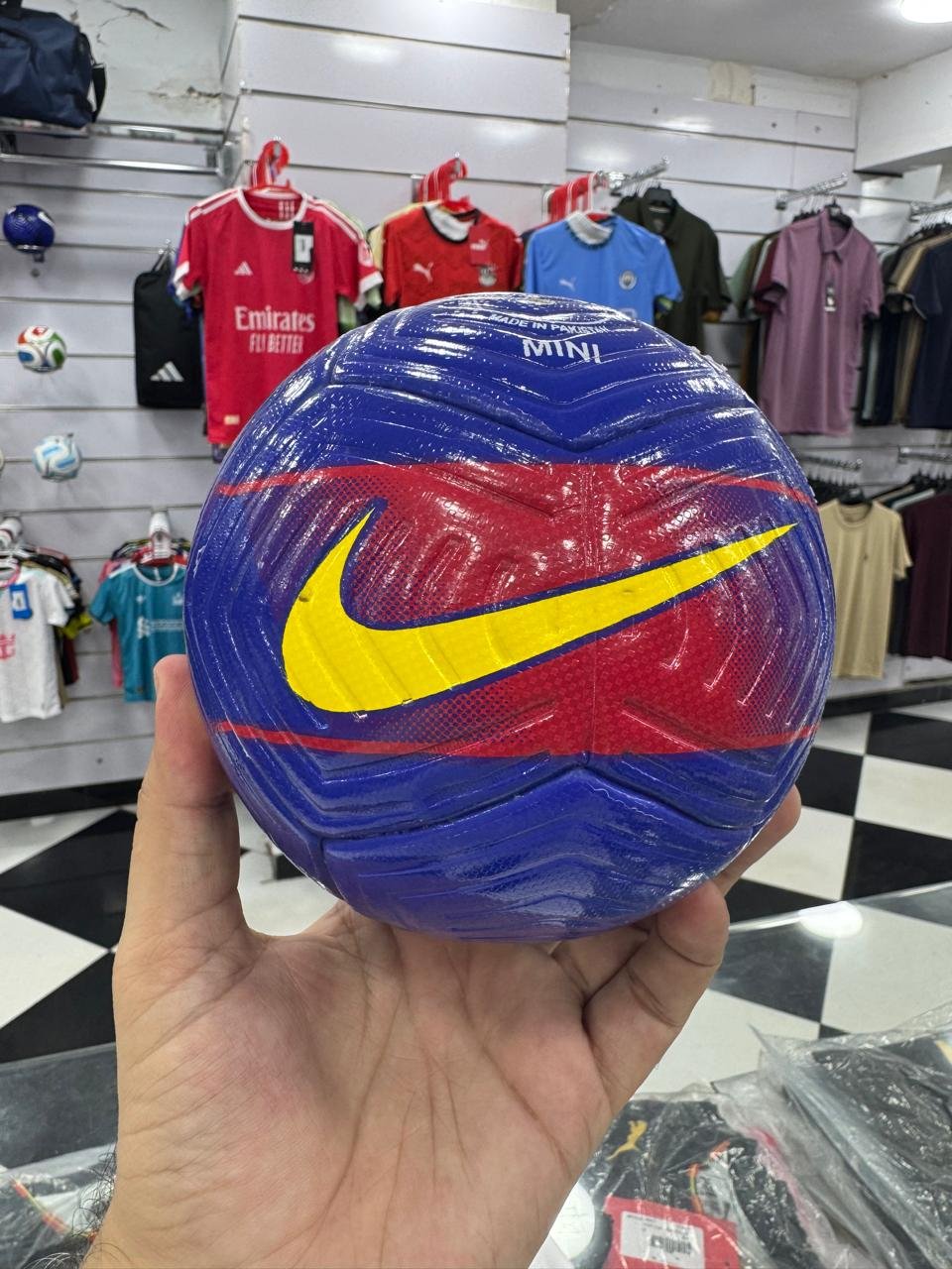 Nike FC Barcelona Mini Ball Size: 2 Best For Birthday Gift & Decoration image 2