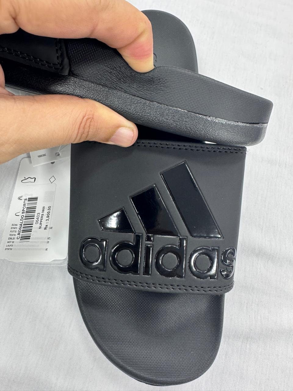 Adidas AdiLete Slides All Black image 2
