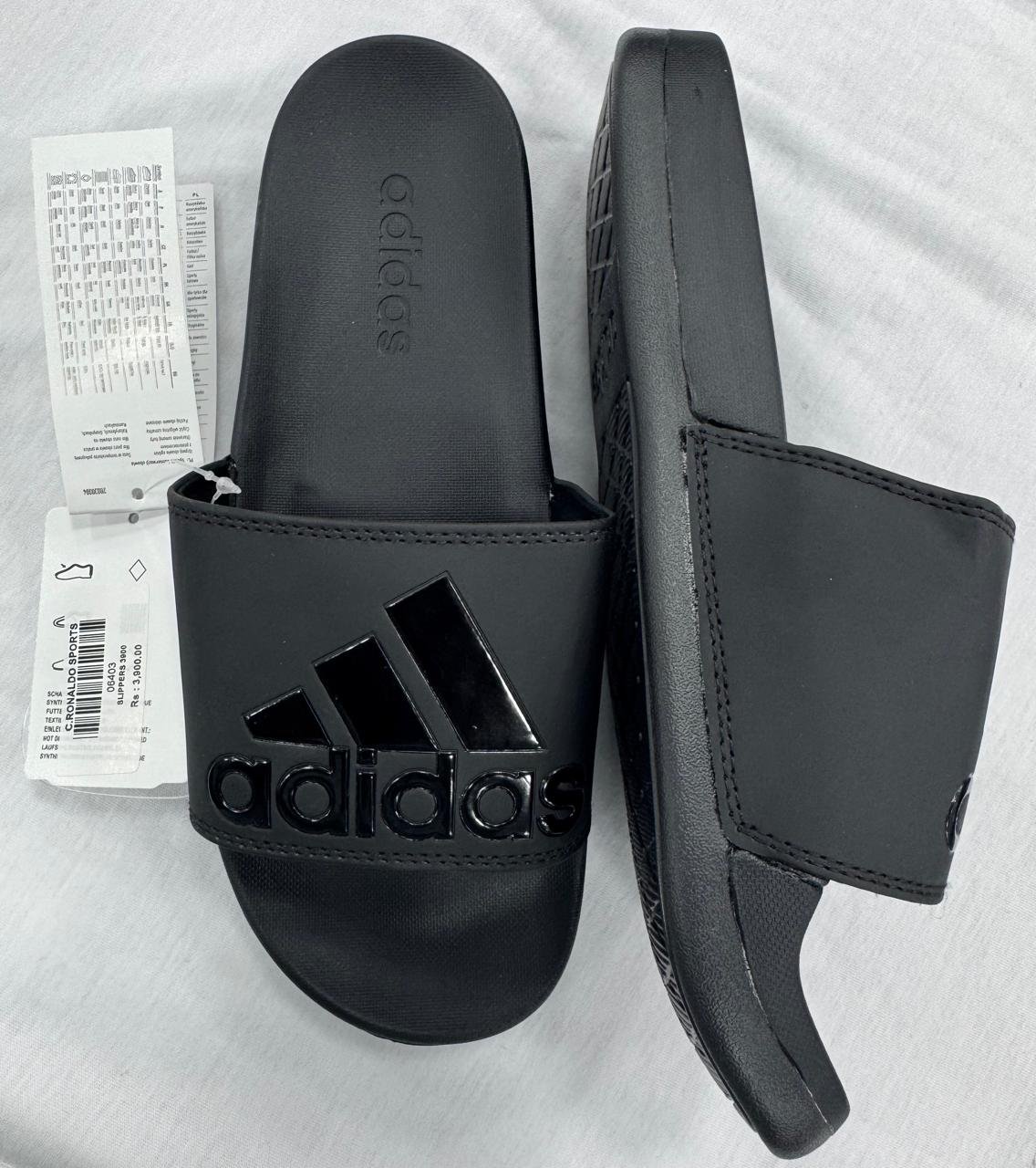 Adidas AdiLete Slides All Black image 4