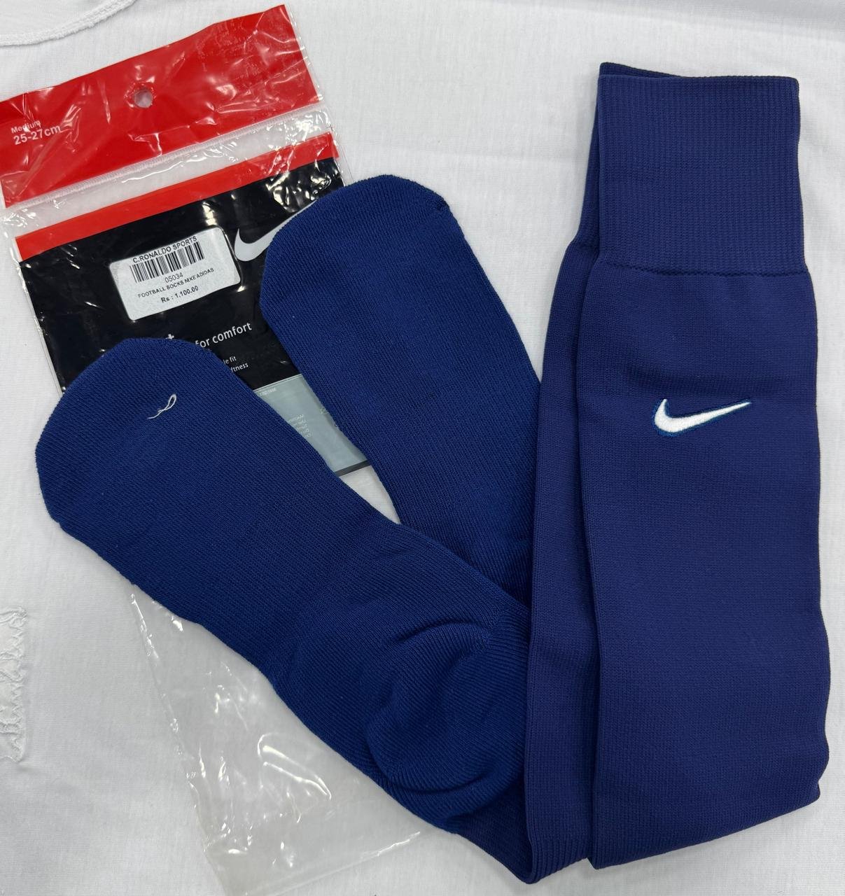 Nike Nylon Football Socks Navy Blue image 2