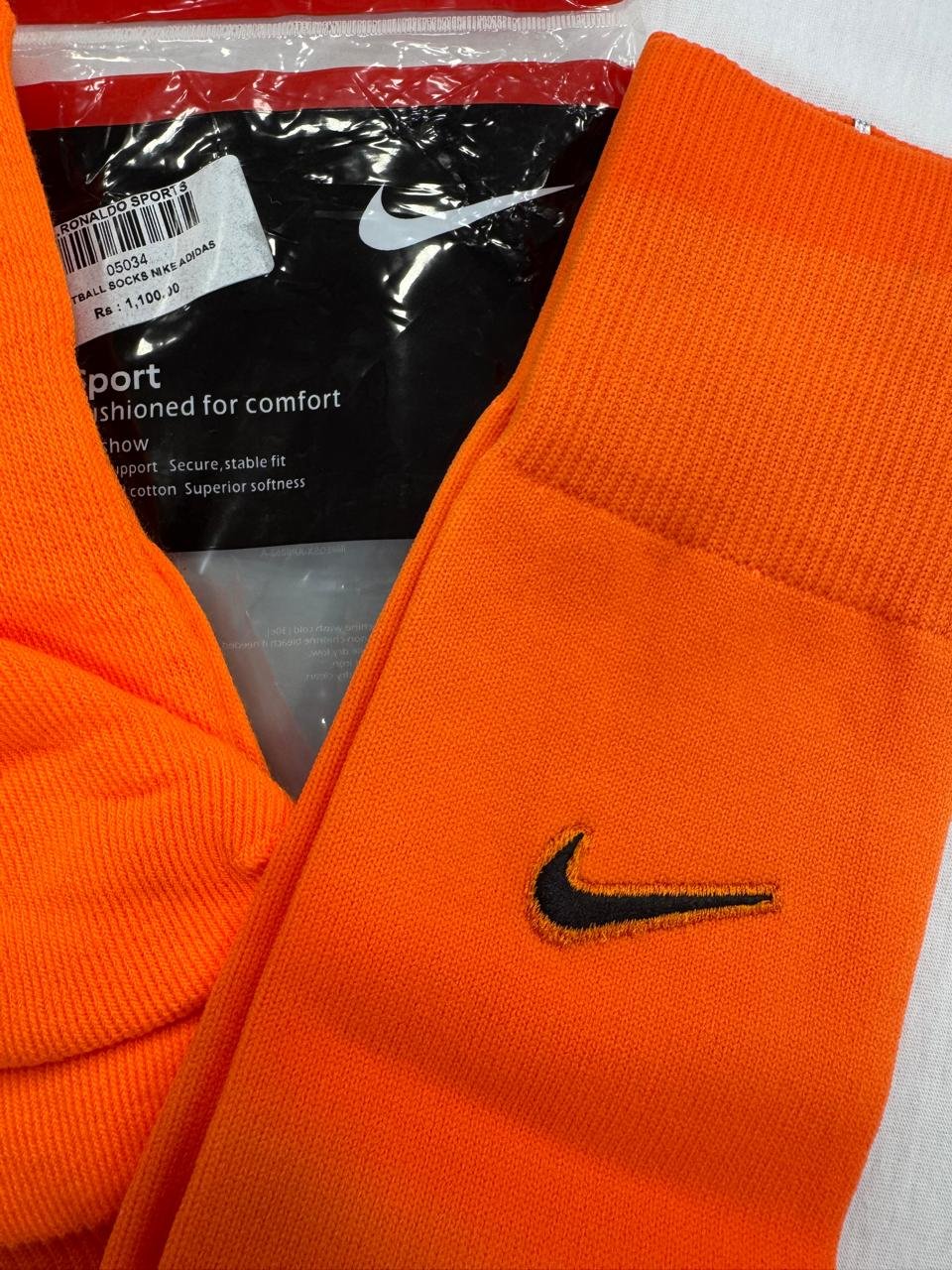 Nike Nylon Football Socks Orange image 3
