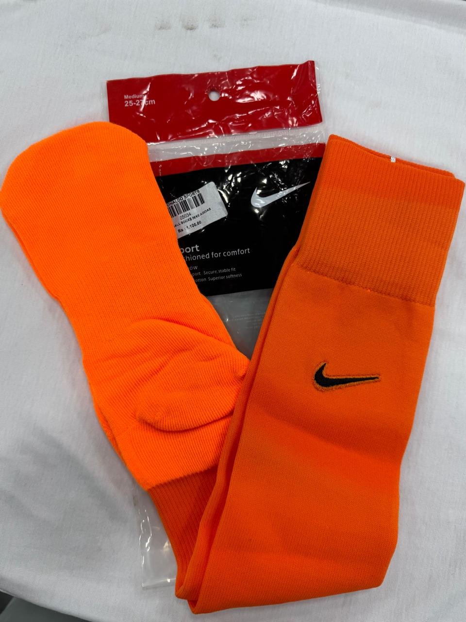 Nike Nylon Football Socks Orange image 2