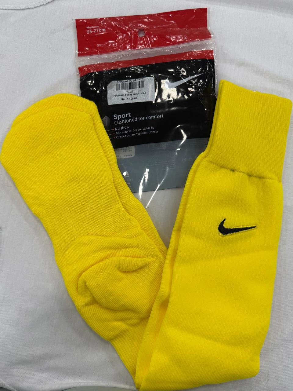 Nike Nylon Football Socks Yellow image 2