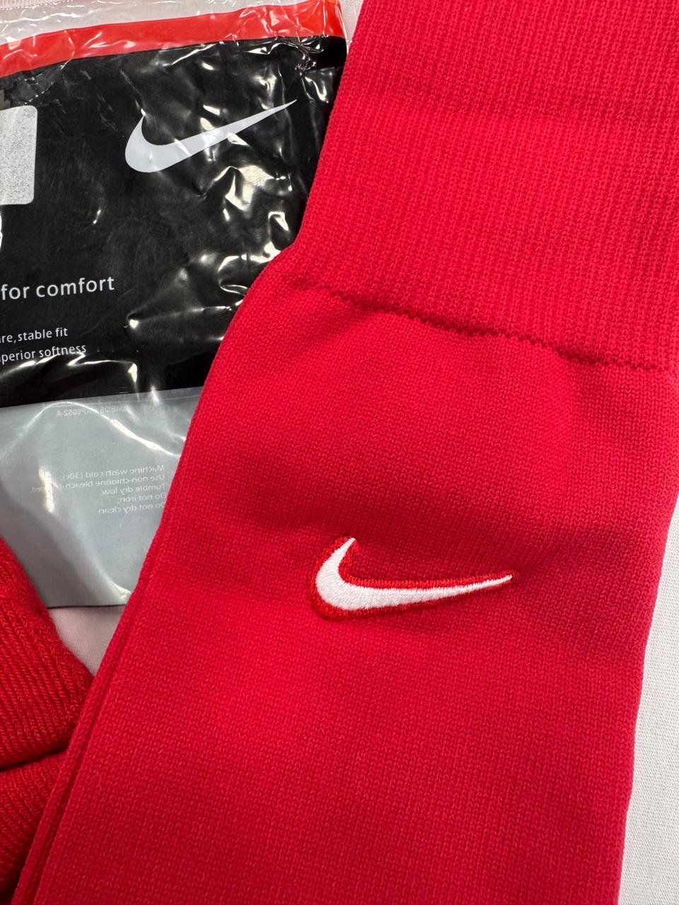Nike Nylon Football Socks Red image 3