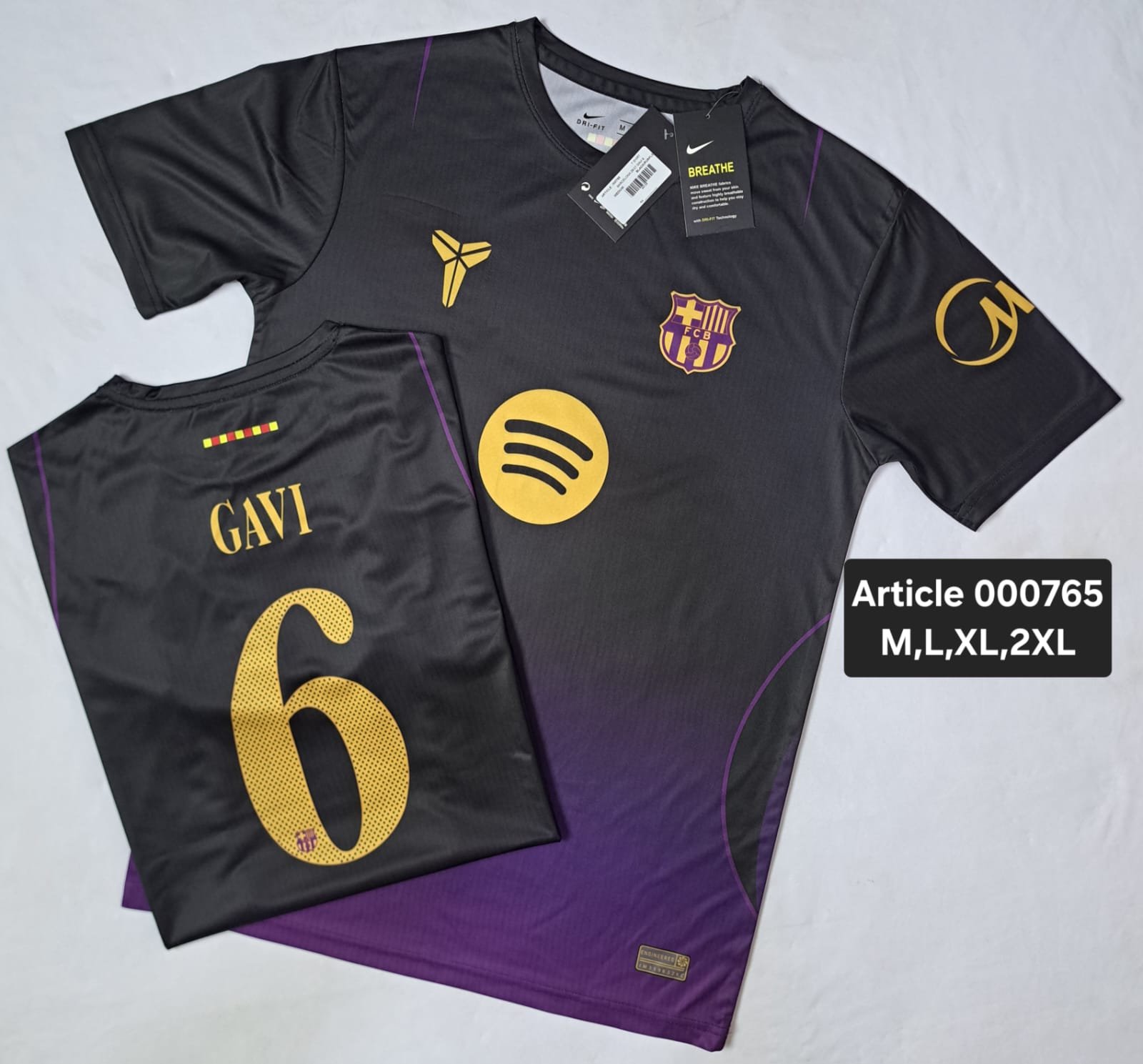 Barcelona Black Player Gavi image 2