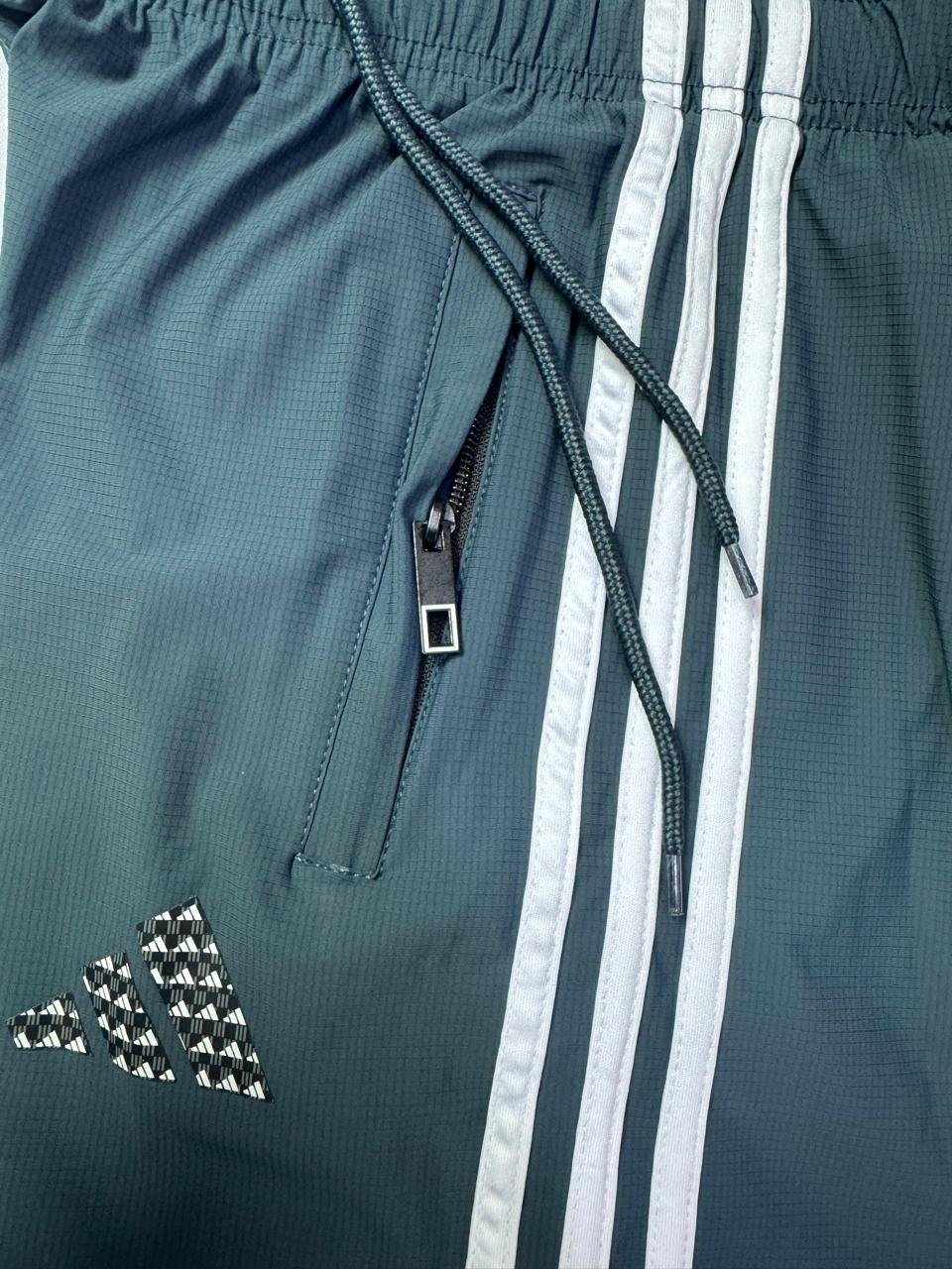 Track Suit Article 0213 Sea Green FabricTexture Lycra/Full Stretchable image 4