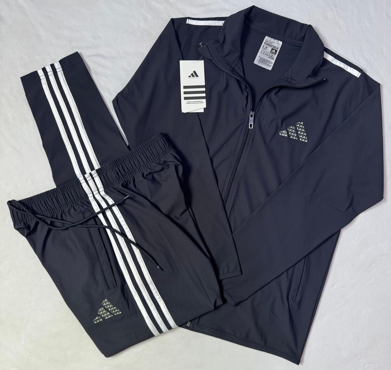 Track Suit Article 0213 Colour Navy Fabric Texture Lycra/Full Stretchable image 2