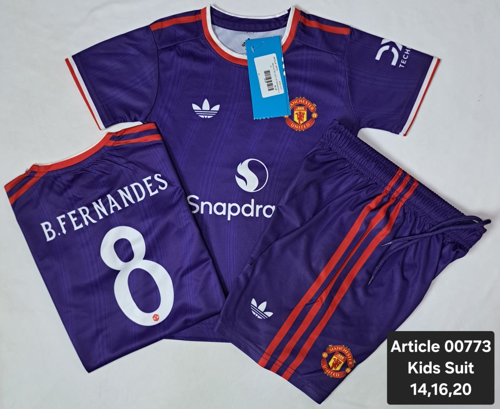 MANCHESTER UNITED 2026 BLUE BRUNO FERNANDES 00773 image 2