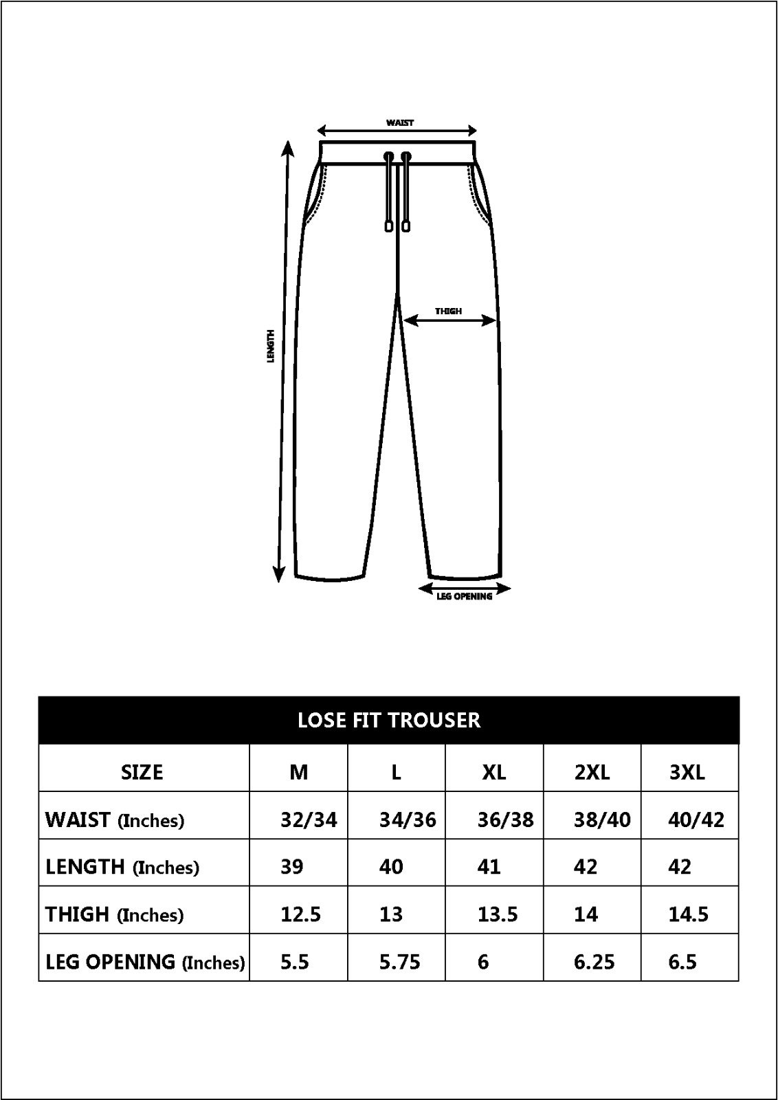 LOSS FIT TROUSER
